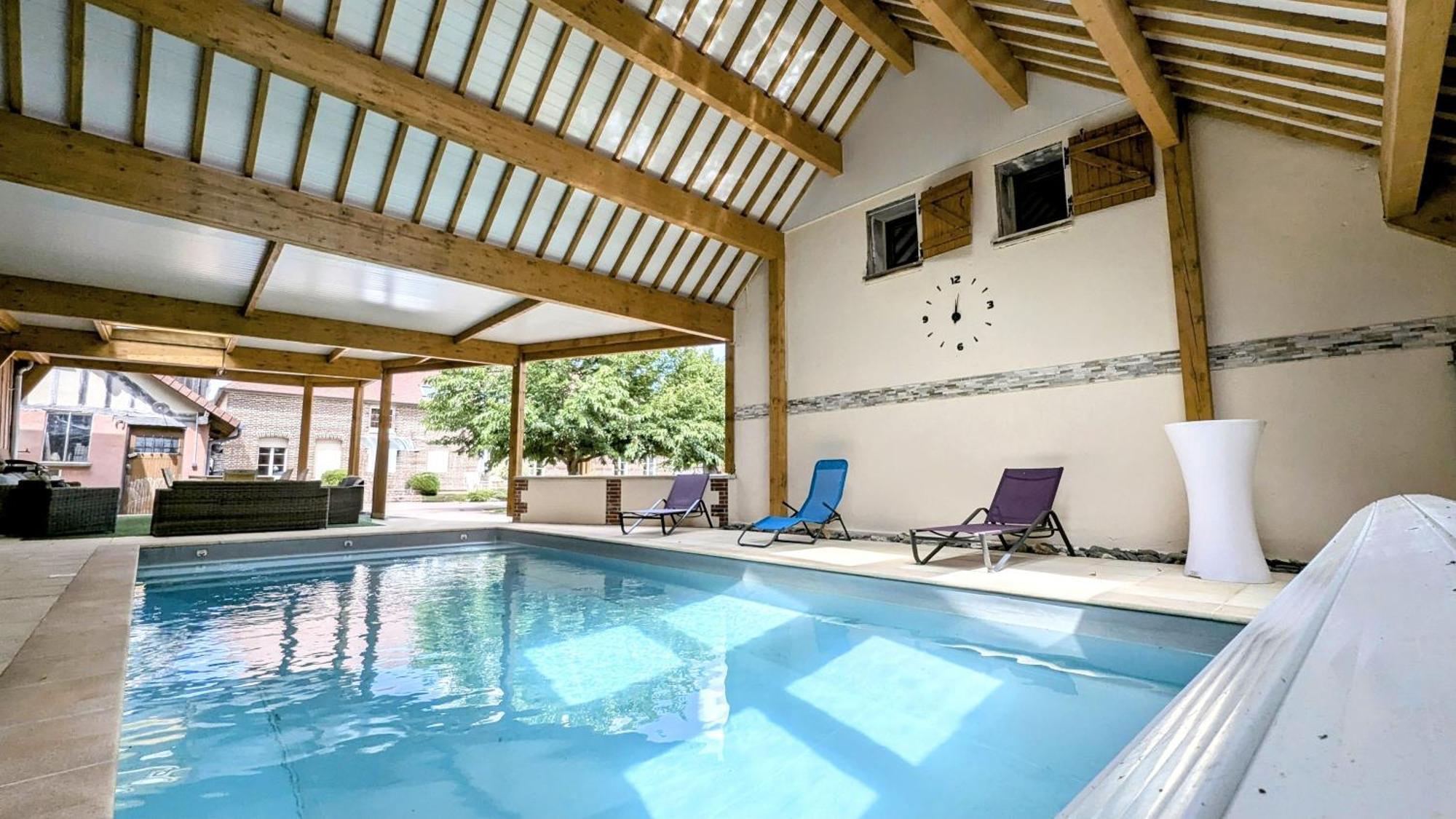 Maison Calme 14 Personnes, Piscine, Jardin Et Parking Buchères Zewnętrze zdjęcie